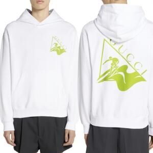 Gucci Limited Edition White Printed Cotton Sweatshirt NWT SZ XL